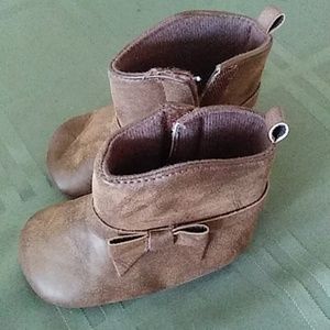 Carter's girl baby boots